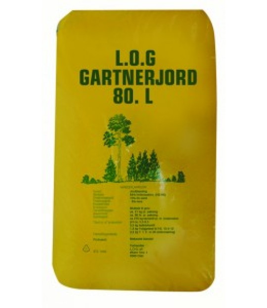 Gartnerjord LOG, 80 liter, 30 sk_pall