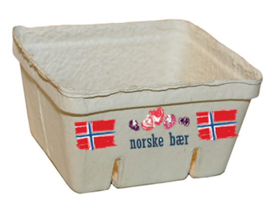 Bærkurver papirfiber norske bær 300g. 720 stk