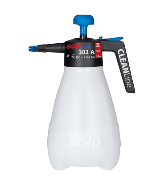 Lavtrykksprøyte Solo 302A, 2 liter, Viton ph 1-7