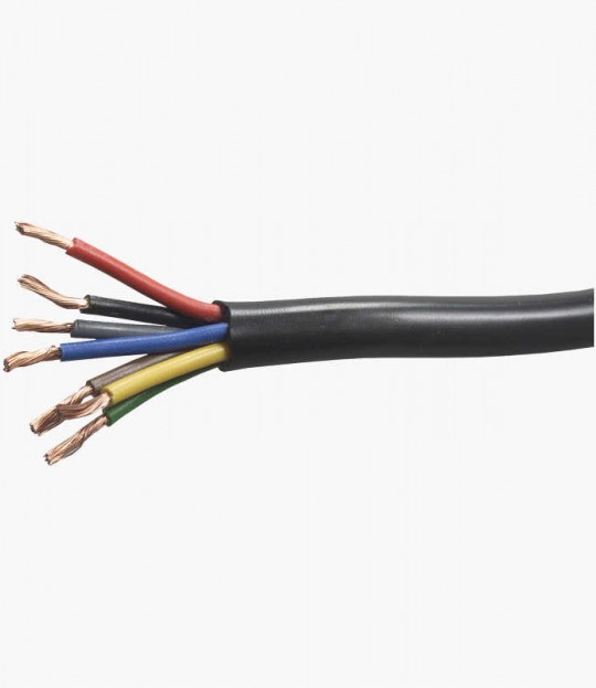 El kabel 50m type 9 x 0,75mm2 9 farget